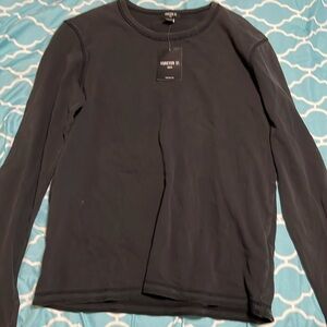 black long sleeve forever‎ 21 nwt